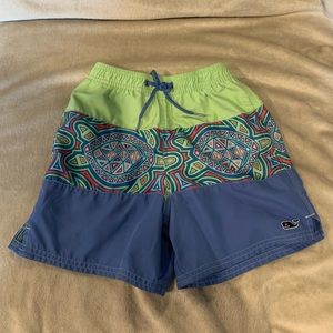 Vineyard Vines Boys Sea Turtle Swim Trunks